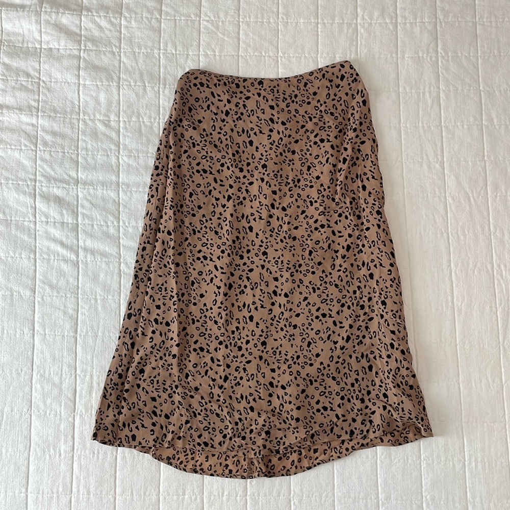 Size 2, Animal Print Reformation skirt